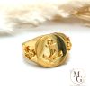 sz11" 5.71 grams yellow gold