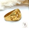 sz11" 5.73 grams yellow gold