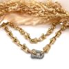 sz16.5in 24.86 grams yellow gold