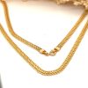 sz18in 4.89 grams yellow gold